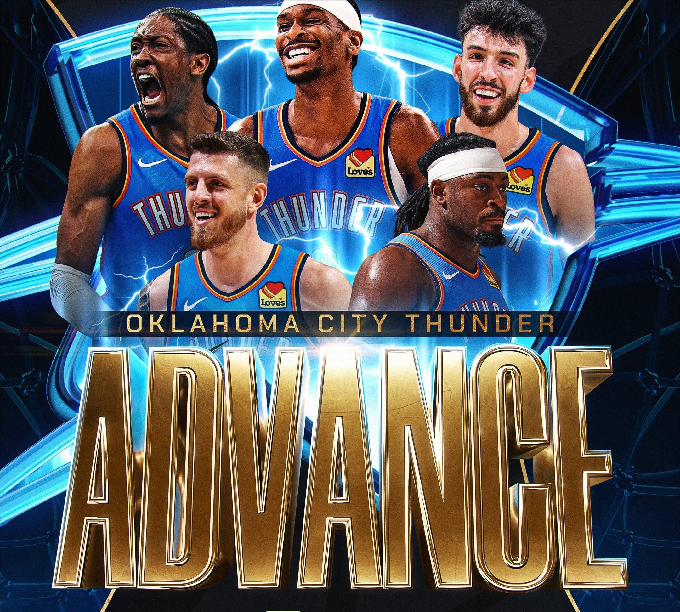 雷霆大胜篮网，雷霆连胜